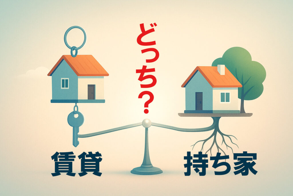永遠のテーマ「賃貸 or 持ち家」あなたに合う選択はどっち?